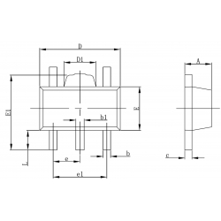SP4115内置MOS管1A大功率LED恒流驱动器