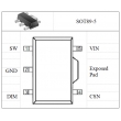 SP4115内置MOS管1A大功率LED恒流驱动器